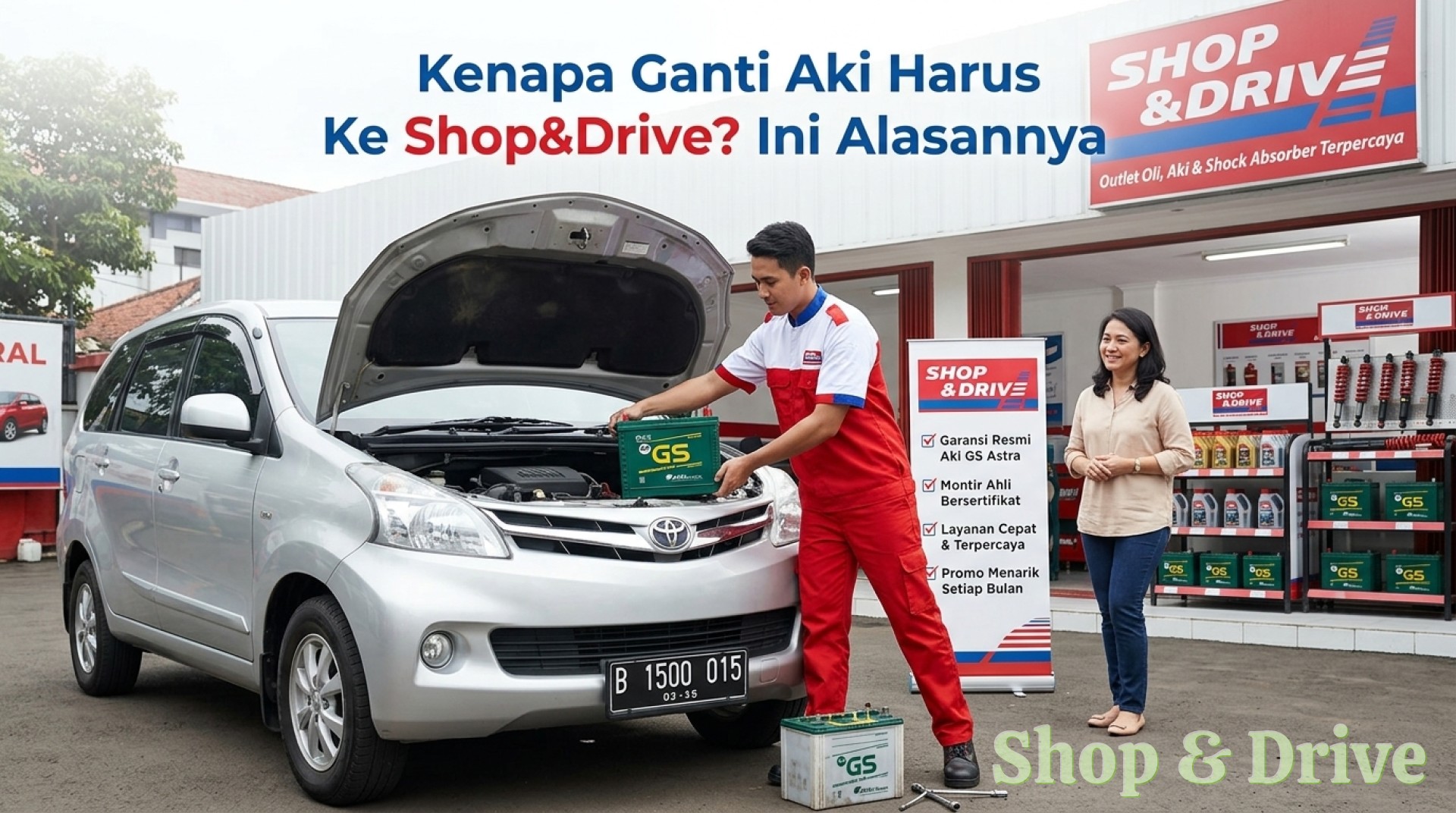 Kenapa Ganti Aki Harus Ke Shop&Drive? Ini Alasannya